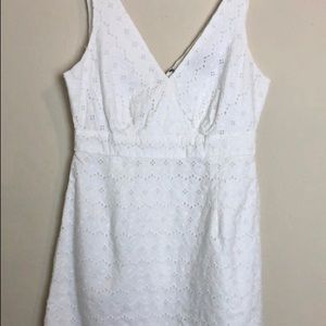 Vineyard Vines White Eyelet Sundress